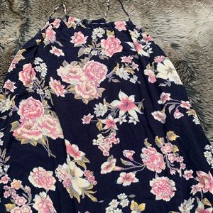 BILLABONG COME ALONG BLACK & PINK FLORAL DRESS SZ.S